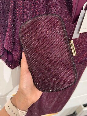 Mini Rhinestone Clutch | Crystal Evening Bag | Women’s Wedding Formal